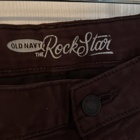 Burgundy Old Navy Rockstar (3) - Picture 3 of 4